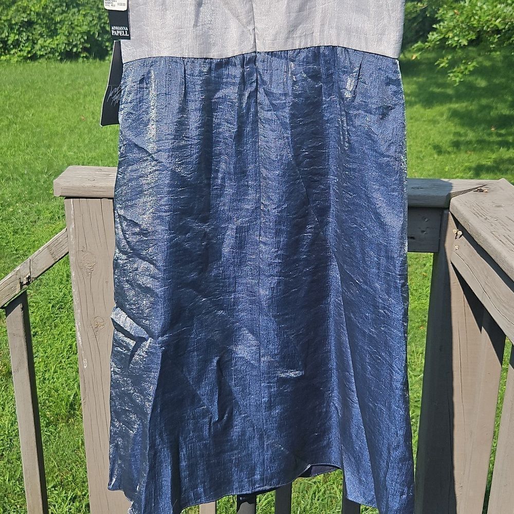 Adrianna Papell NWT Tricolor dress - Size 12 - Picture 8 of 9